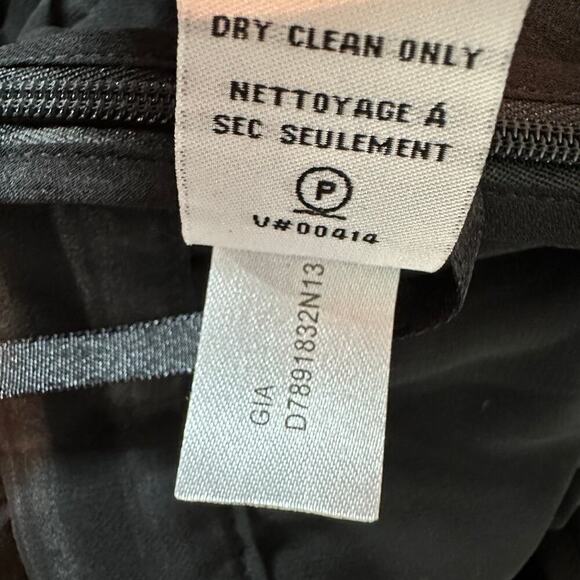 Diane Von Furstenberg DVF Gia Black Ruffle Skirt Cocktail Dress Size 8 Formal - Picture 7 of 13